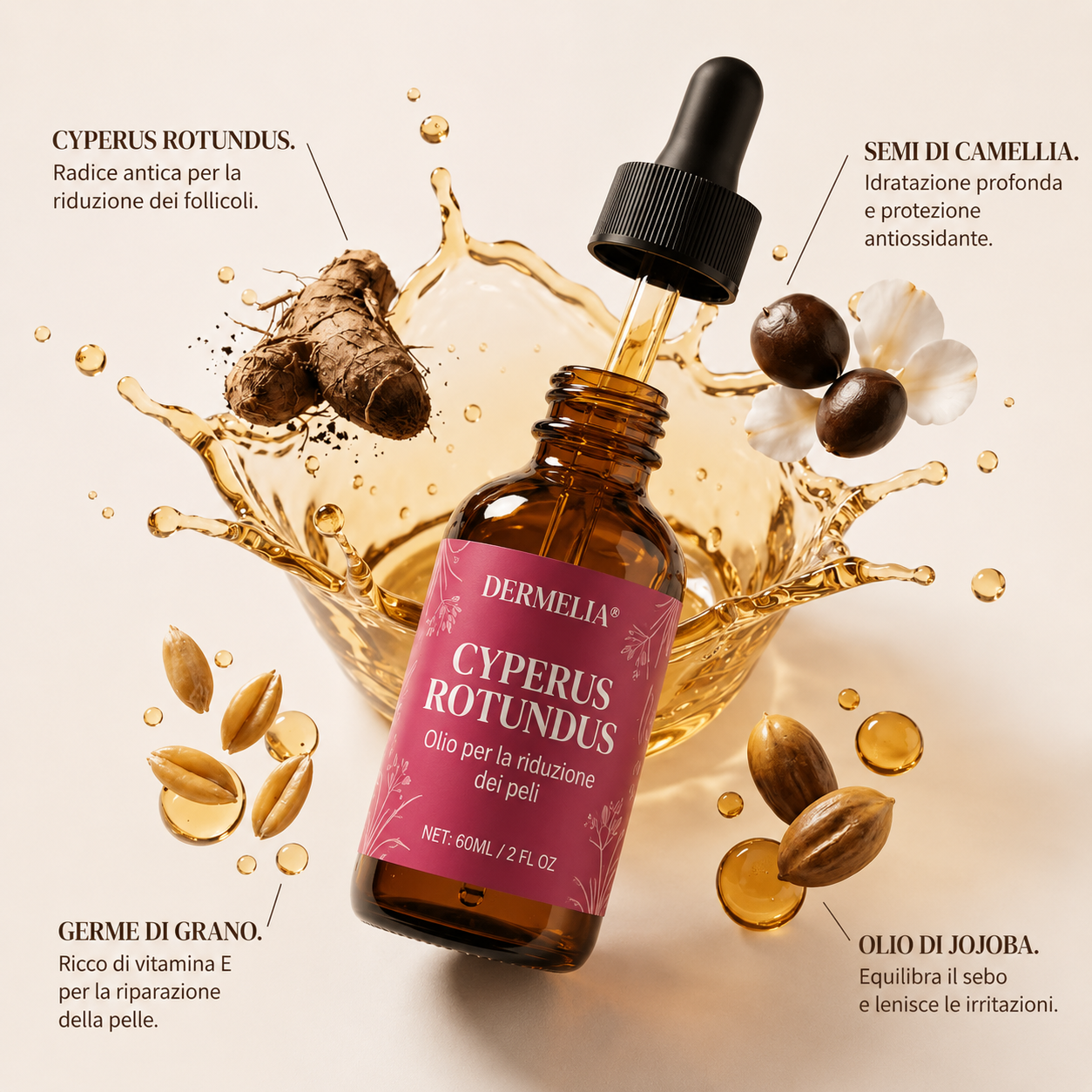 Olio di radice di Cyperus