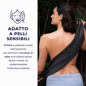 Telo da doccia esfoliante antibatterico