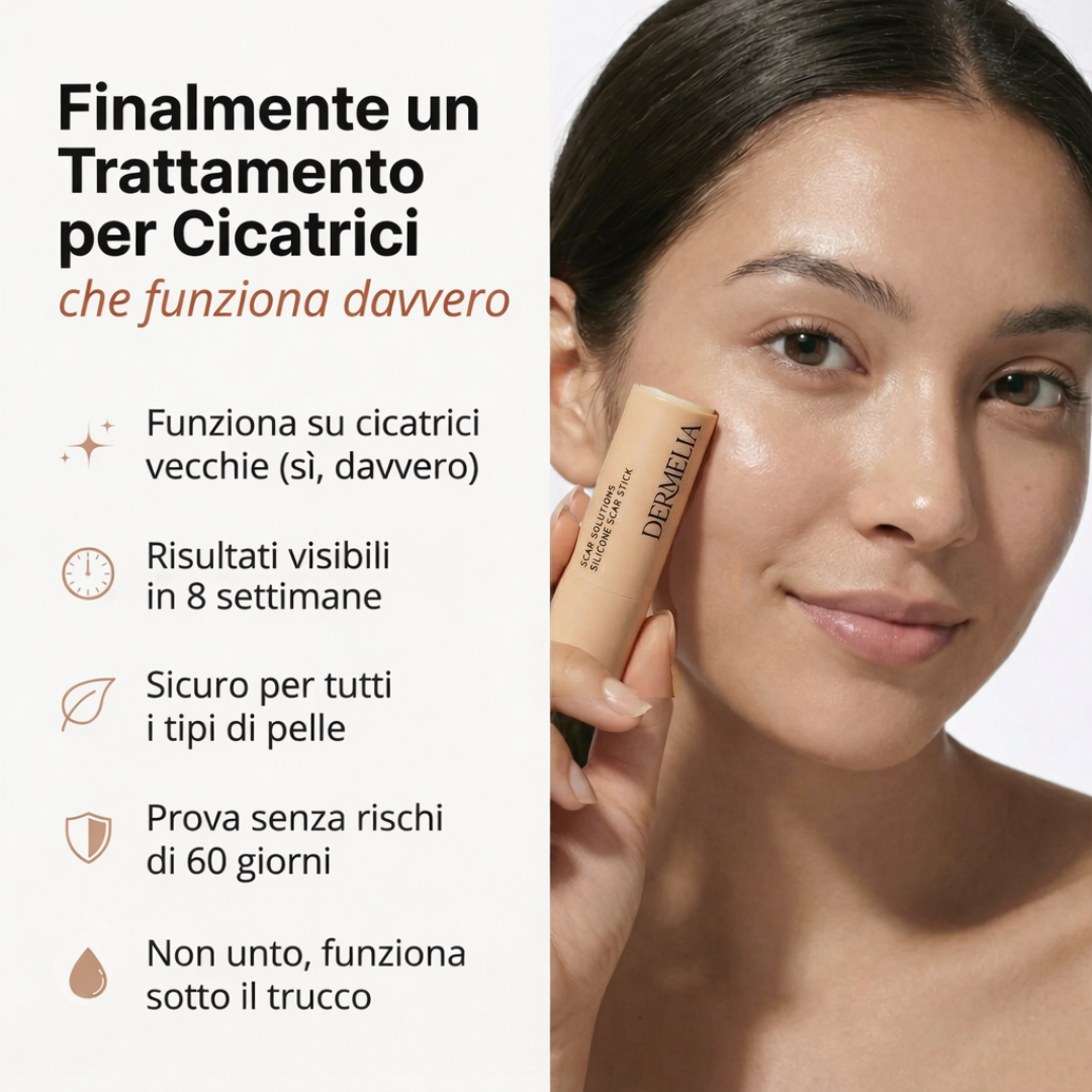 DERMELIA™ Repair - Il primo trattamento a barriera prolungata per ogni tipo di cicatrice